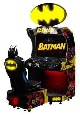 Batman Arcade Video Racing Combat Game From Raw Thrills
