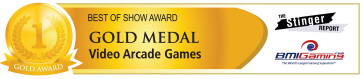 Best Of Show Awards - Gold Medal - Video Arcade Games | BOSA Amusements Awards - Presented by BMIGaming.com / The Stinger Report