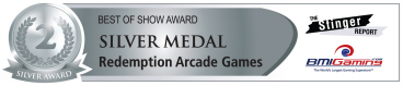 Best Of Show Awards - Silver Medal - Redemption Arcade Games | BOSA Amusements Awards - Presented by BMIGaming.com / The Stinger Report