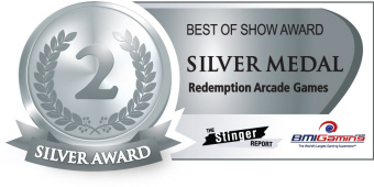 Silver Medal Award - Redemption Arcade Games  :  Best Of Show Arcade Machine Awards / BOSA 2014