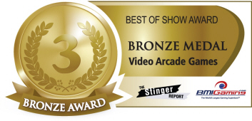 Bronze Medal Award  - Video Arcade Games  :  Best Of Show Arcade Machine Awards / BOSA 2014