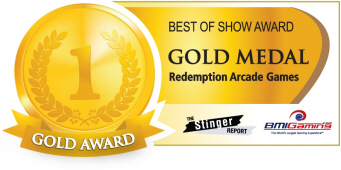 Gold Medal Award - Redemption Arcade Games  :  Best Of Show Arcade Machine Awards / BOSA 2014