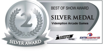 Silver Medal Award - Videmption Arcade Games  :  Best Of Show Arcade Machine Awards / BOSA 2014