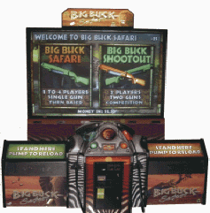 Big Buck Hunter Safari Super Deluxe Video Arcade Gun Game From Raw Thrills - PlayMechanix - Betson 