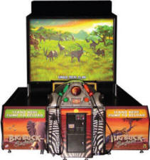 Big Buck Hunter Safari Suoer Deluxe Video Arcade Game From Raw Thrills / Betson / Play Mechanix