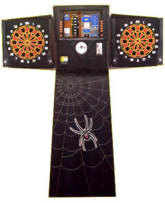 Black Widow Dartboard Electronic Dart Machine By Arachnid From BMI Gaming: 1-800-PINBALL