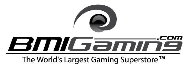 BMI Gaming / BMI Worldwide / BMIGaming.com - Black & White Logo