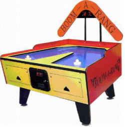 Boom-A-Rang Coin Operated Hockey Table With Electronic Overhead Scoring By Great American Recreation Equipment