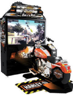 Harley Davison : King Of The Road Motorcycle Video Arcade Racing Game | Deluxe Cabinet Model From SEGA Amusements