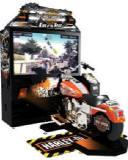Harley Davison : King Of The Road Motorcycle Video Arcade Racing Game | Deluxe Cabinet Model From SEGA