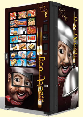 Cafe2Go / Cafe 2 Go Evolution FS01 Infevo Combo Frozen Food and Ice Cream Vending Machine From Fastcorp LLC