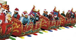 Christmas Train Kiddy Ride From Falgas Amusement Rides