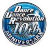 Dance Dance Revolution X DDR-X 10th Anniversary Arcade Game Dance Machine / DDR X Video Game By Konami - 10th Anniversary Logo