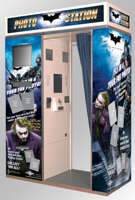 Batman : The Dark Knight Photo Station Portrait Color Photobooth From Fotozines