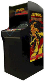 Defender and Defender 2 / Stargate Video Arcade Game From Team Play - Coin Operated