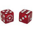 Fabulous Las Vegas Dice - Standard 6 Number Dice