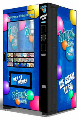 Dippin' Dots Branded Ice Cream Vending Machine | Evolution EVO FS01 Infevo Model From Fastcorp LLC