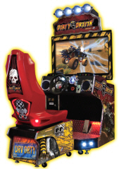 Dirty Drivin Video Arcade Racing Game From Specular Interactive / Raw Thrills