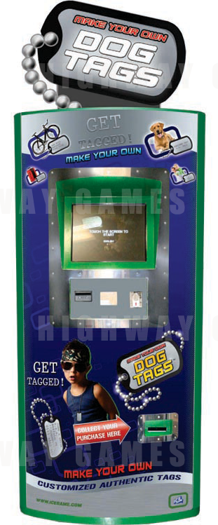 Dog Tag ID Vending Machine From Innovation Concepts In Entertainment