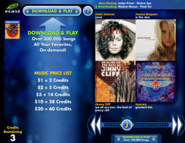 Ecast Jukeboxes From BMI Gaming : 1-800-PINBALL