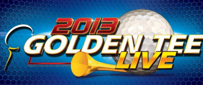 Golden Tee Golf LIVE 2013 Game Marquee / Logo 