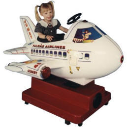 Jumbo Jet Kiddie Ride - 8209  |  From Falgas Amusement Rides