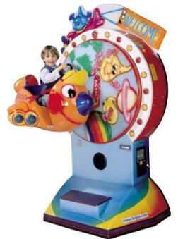 Falgas Airplane Wheel Kiddie Ride - 27120 -  | From BMI Gaming : Global Supplier Of Kiddie Rides, Arcade Games and Amusements: 1-866-527-1362 
