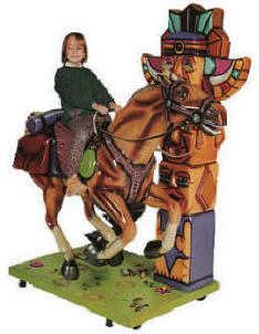 Falgas Pony Express Horse Kiddie Ride - 5449 - From BMI Gaming: 1-800-PINBALL