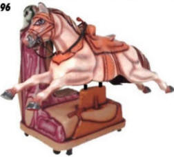 Falgas Powerful Horse Kiddie Ride - 13851 -  | From BMI Gaming : Global Supplier Of Kiddie Rides, Arcade Games and Amusements: 1-866-527-1362 