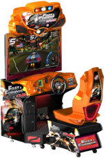 The Fast & The Furious Super Cars /  Fast &  Furious Super Cars 42" Model Video Arcade Racing Game From Raw Thrills