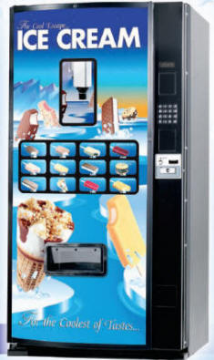 Z-400 Ice Cream Vending Machine By FastCorp From BMI Gaming: 1-800-PINBAL