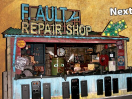 Faulty Repair Shop Arcade Gun Shooting Gallery From Pan Amusements