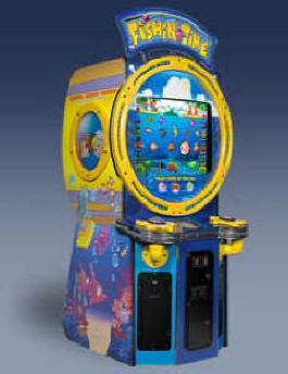 Fishing Time Ticket Redemption Video Arcade Game From ICE Games