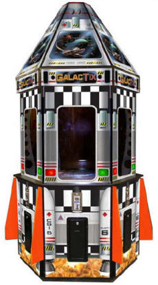 GalacTix / GalacTic 6 Player Ticket Video Redemption Game By Chicago Gaming