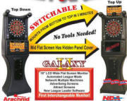 Galaxy II 5 / II.5 / 2.5 Commercial Electronic Convertible Dartboard / Dart Board Machine From Arachnid