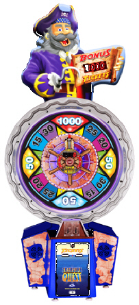 Treasure Quest Ticket Redemption Wheel Game From ICE