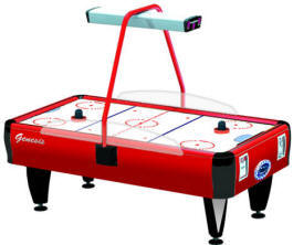The Genesis Air Hockey Table - Commercial Coin Operated From Barron Games