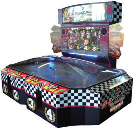 Go Go Grand Prix Slot Car Racing Arcade Game From Gamewax / Namco Bandai