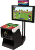 Golden Tee Golf 2012 Unplugged Factory Showpiece Pedestal Cabinet From Incredible Technologies / IT / ITS