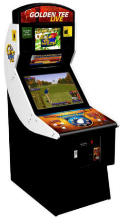 Golden Tee Golf Live 2008 | Factory Upright Cabinet Model From Incredible Technologies / IT / ITS