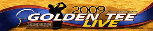 Golden Tee Golf Live 2009  Factory Logo 