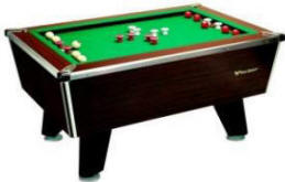 Bumper Pool Table By Great American From BMI Gaming: 1-800-PINBALL