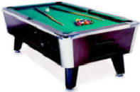 Eagle Coin Operated Pool Table By Great American From BMI Gaming: 1-800-PINBALL