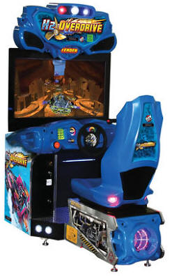 H2Overdrive / H2 Overdrive 42" Standard Deluxe DLX Video Arcade Speed Boat Racing Game From Raw Thrills / Betson