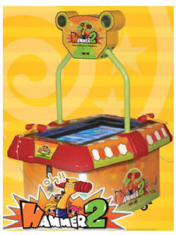 Hammer 2 Video Ticket / Prize Redemption Hammer Game From Andamiro Entertainment