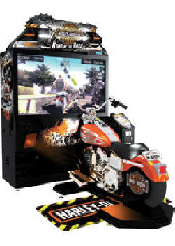 Harley Davison : King Of The Road Motorcycle Video Arcade Racing Game | Deluxe Cabinet Model From SEGA