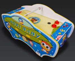Hoki Baby Mini Kids Air Hockey Table - Commercial Coin Operated From Barron Games