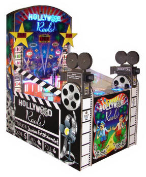 Hollywood Reels Coin Pusher Redemption Game By Betson