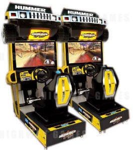 Hummer Video Arcade Driving Game - Standard Model Video Arcade Game From SEGA Arcade Amusements