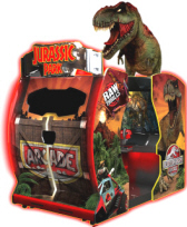 Jurassic Park Arcade Environmental SD Model Video Arcade Game | Raw Thrills